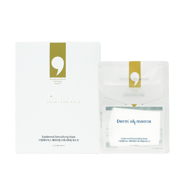 에피더멀 디톡시파잉 마스크 1box(4장) ㅡ 피부 디톡스 마스크